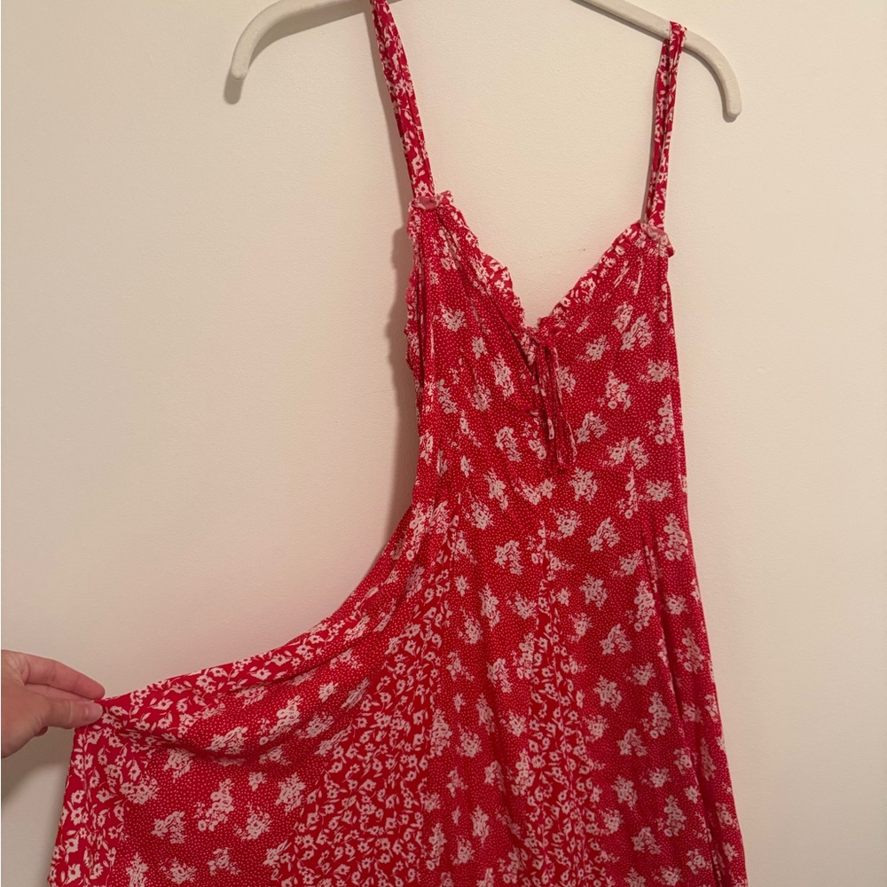 Red Floral Sundress from Free People